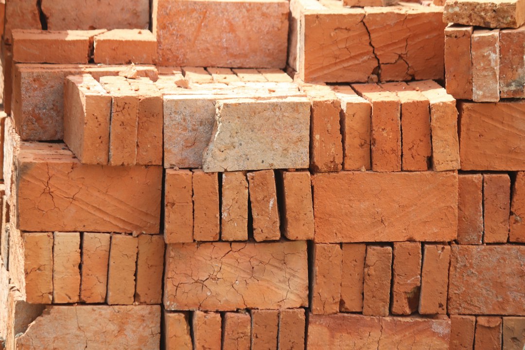 bricks as a building material to make houses
